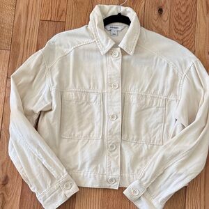 Old Navy Cream Jean Jacket